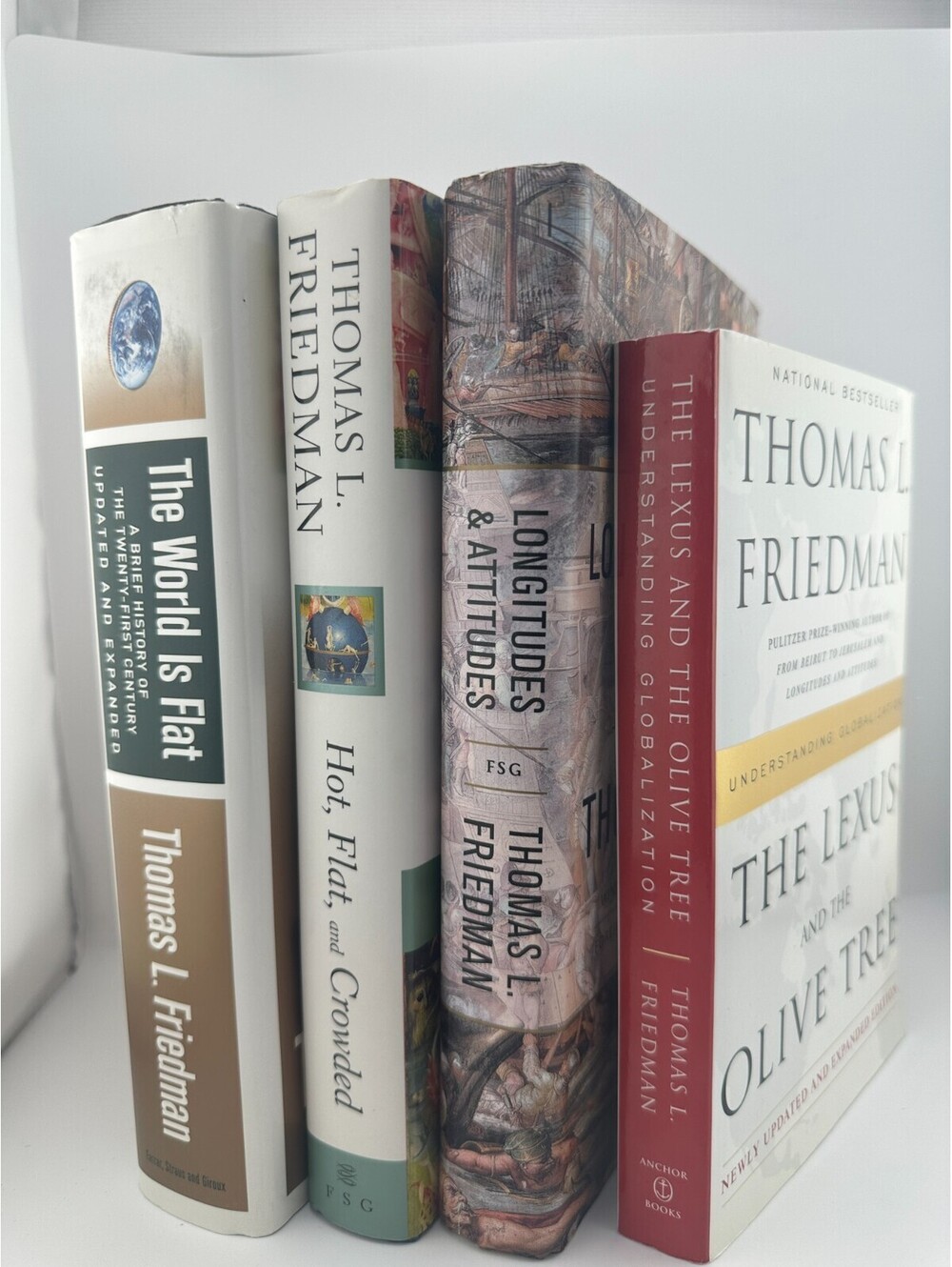 Thomas Friedman 4 Book Lot World Is Flat Lexus Hardcover